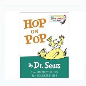 NWT ⚜️♥️⚜️ “Hop On Pop" by Dr. Seuss - Hardcover Book Club Edition